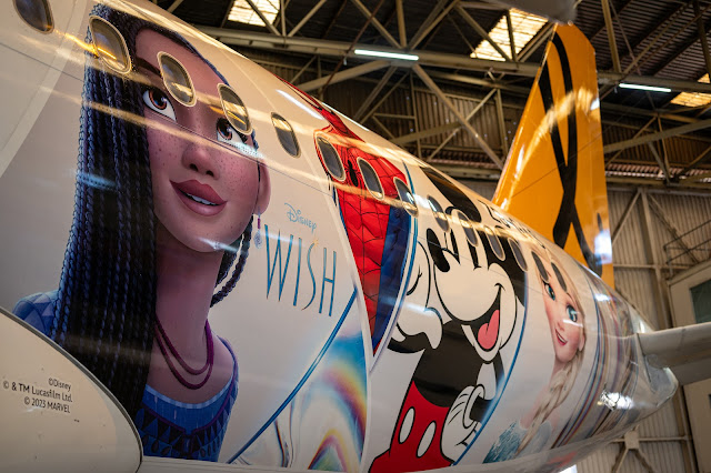 Disney and LIFT unveil a commemorative aircraft livery today, 19 October, at Global Aviation’s Operations Hangar at OR Tambo International Airport. The livery includes characters from Disney,Pixar, Marvel and Star Wars, in celebration of Disney’s 100th anniversary and the launch of the “May Your Wishes Come True” retail campaign. #DisneyandLIFT #MayYourWishesComeTrue